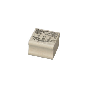 Unity in Motion - Drips of Democracy Rubber Stamp
