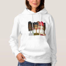 "Unity in Style" Fashion Faces Hoodie