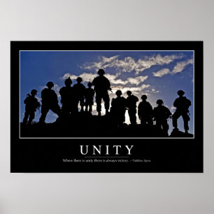 Unity: Inspirational Quote 2 Poster