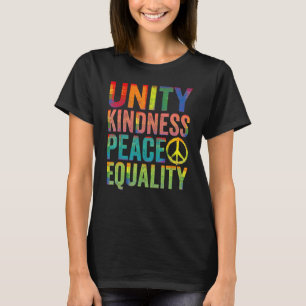 Unity kindness peace symbol equality diversity hum T-Shirt