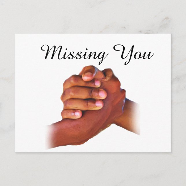 Unity & Love,Hand In Hand_ Postcard (Front)