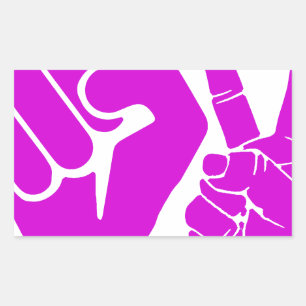 Unity,Love & Peace,Togetherness_ Rectangular Sticker