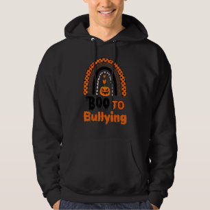 Unity Orange Boo To Bullying Pumpkin Rainbow Hoodie