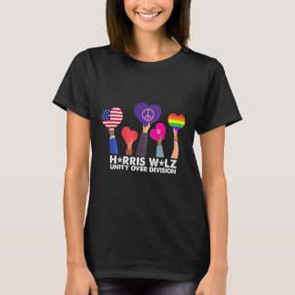 Unity Over Division Harris 2024 Wheimer 2024 Vote  T-Shirt