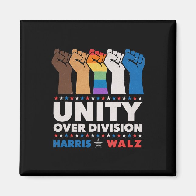 Unity Over Division Harris Wheimer 2024 2  Magnet (Front)