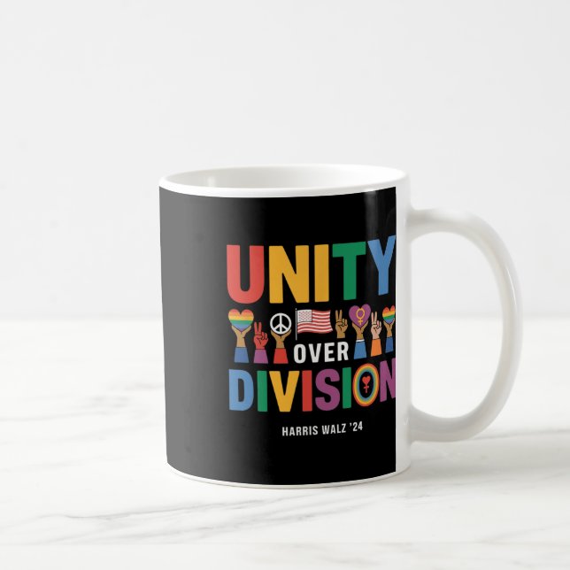 Unity Over Division Pride Harris W 24  Coffee Mug (Right)