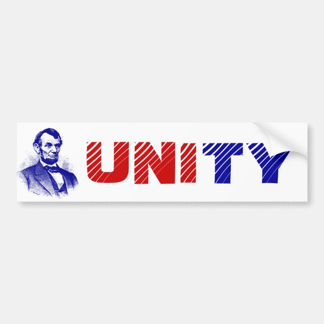 UNITY PARTY Trump Vance Tulsi Elon RFKJ Vivek Bumper Sticker (Front)