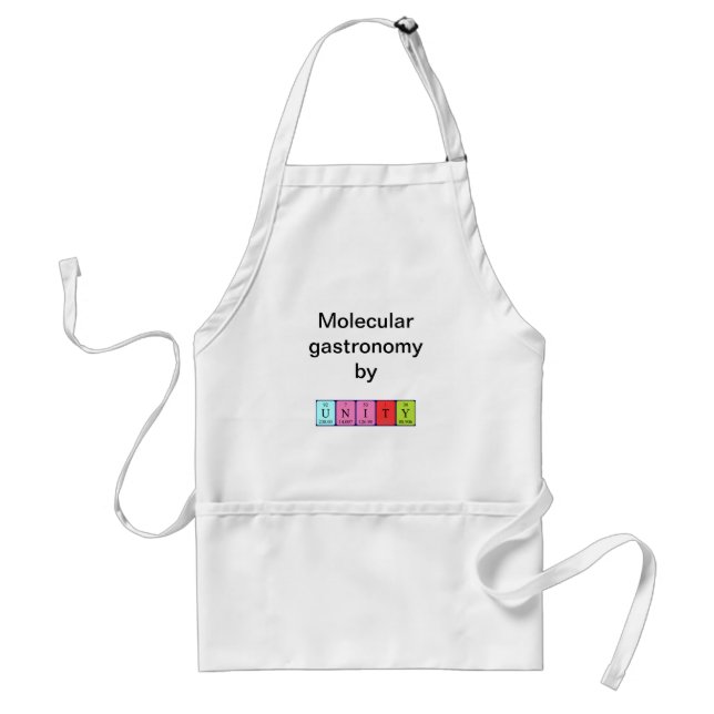 Unity periodic table name apron (Front)