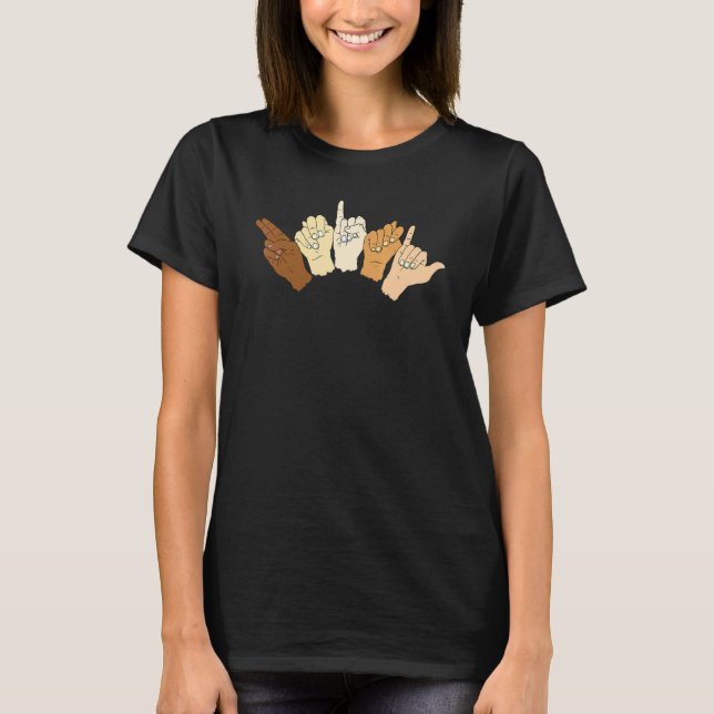 Unity Sign Language T-Shirt (Front)