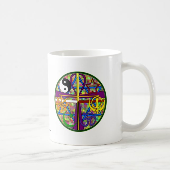 Unity Spiritual Symbols Coffee Mug (Right)