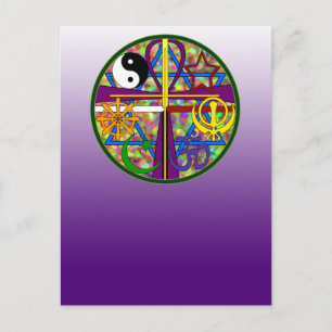 Unity Spiritual Symbols Postcard
