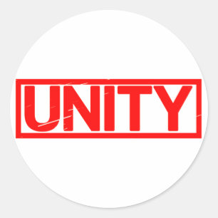 Unity Stamp Classic Round Sticker