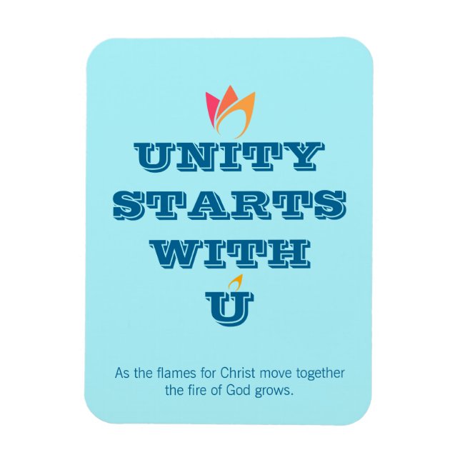 UNITY STARTS WITH U MAGNET (Vertical)
