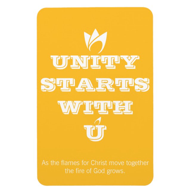 UNITY STARTS WITH U MAGNET (Vertical)