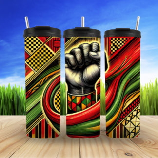 Unity Strength Empowerment Through Bold Art Thermal Tumbler