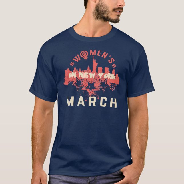 Unity & Strength: Women's March Merchandise T-Shirt (Front)