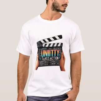 Unity Takes Action | Diversity & Teamwork Design T-Shirt