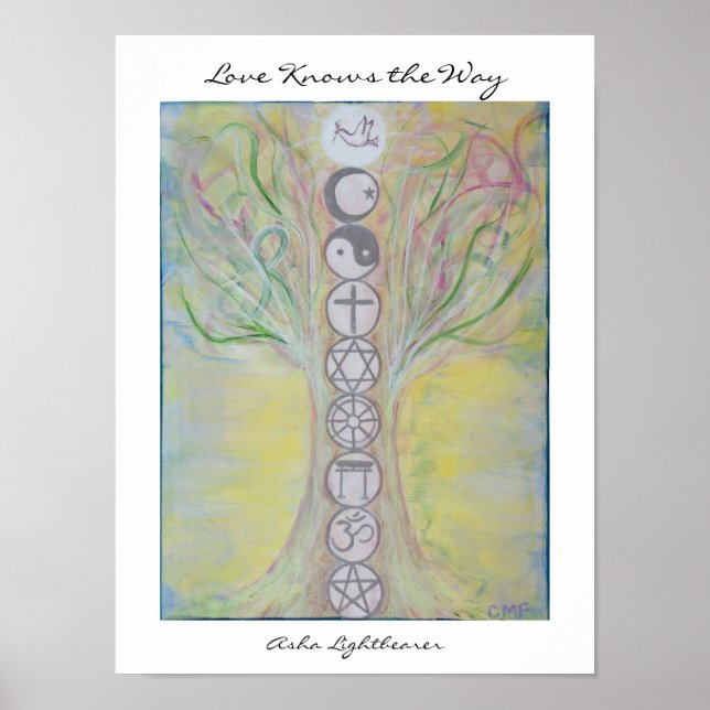Unity Tree Poster - Love Knows the Way* (Front)