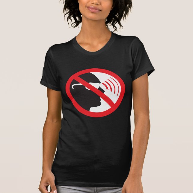 Universal anti-surveillance privacy demand logo T-Shirt (Front)