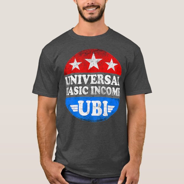 Universal Basic Income Citizens Dividend Justice T-Shirt (Front)