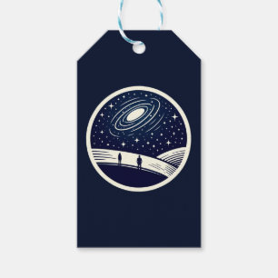 Universal Contemplation Blanket Minimalist Cosmic Gift Tags