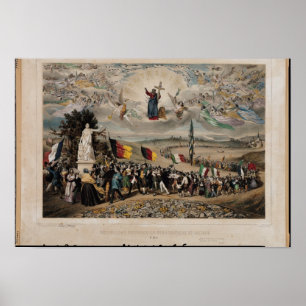 Universal Democratic and Social Republic, 1848 Poster