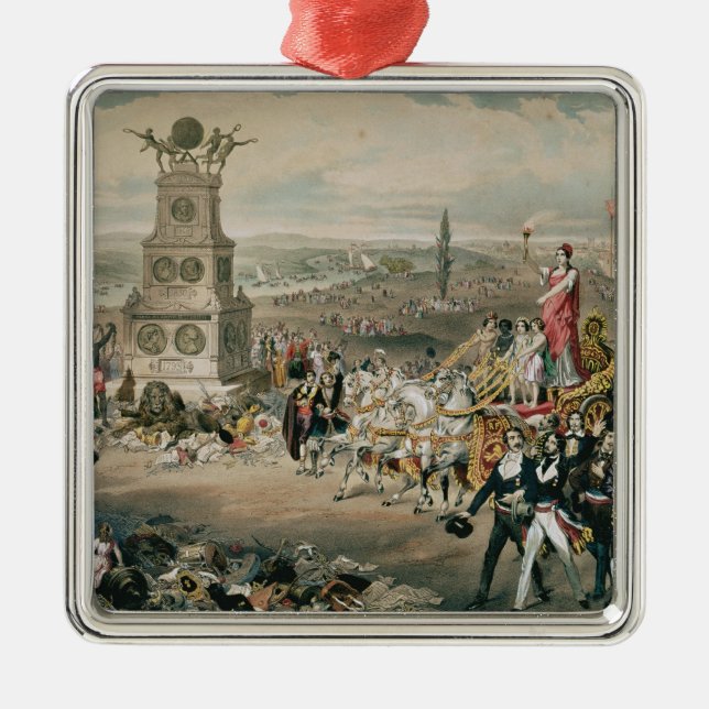 Universal Democratic & Social Republic Metal Ornament (Front)