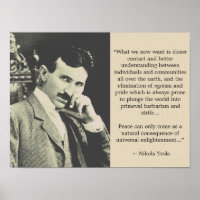 Universal Enlightenment - Tesla Poster