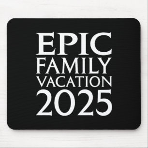 Universal Epic Universe Family Vacation 2025 Front Mouse Pad