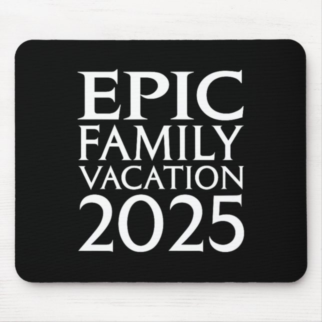 Universal Epic Universe Family Vacation 2025 Front Mouse Pad (Front)
