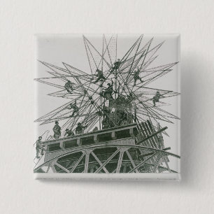 Universal Exposition of 1900 15 Cm Square Badge