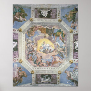 Universal Harmony, or Divine Love, from the ceilin Poster