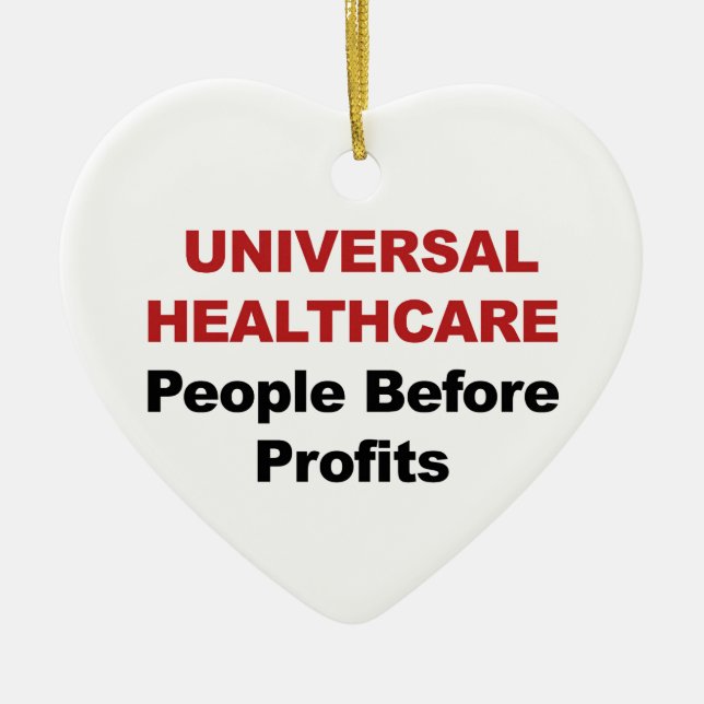 Universal HealthCare Ceramic Tree Decoration (Front)