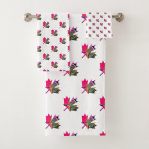 Universal Leaf Bath Towel Set