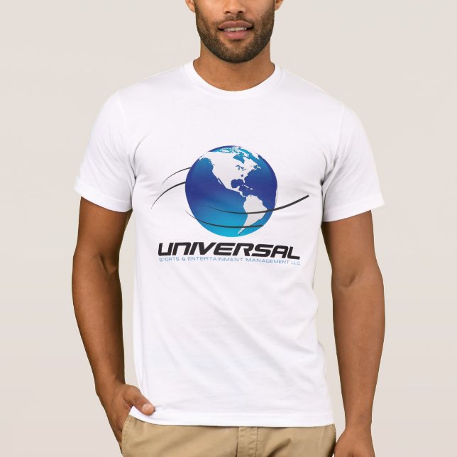Universal Logo T-Shirt - White (Front)