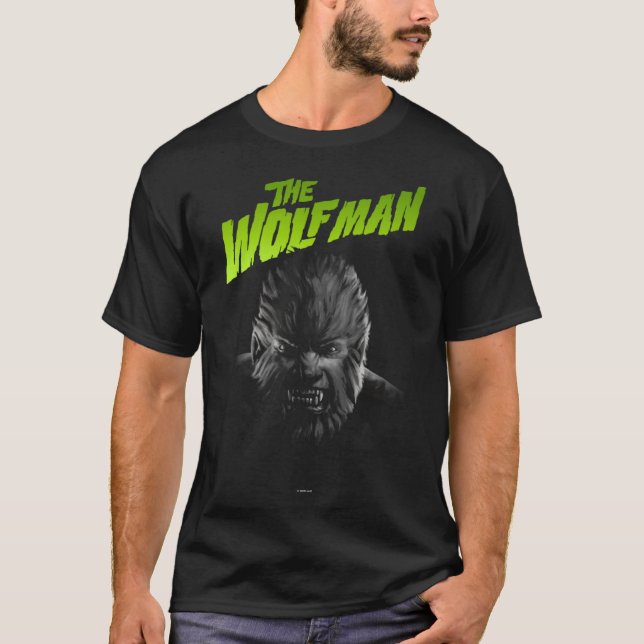 Universal Monsters Artist Serieshe Wolfman Portrai T-Shirt (Front)