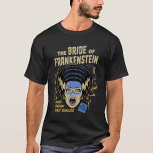 Universal Monsters Bride Vintage Halloween Mask T-Shirt