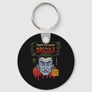 Universal Monsters Dracula Vintage Halloween Mask Key Ring
