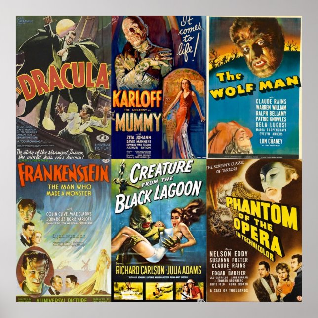 Universal Monsters  Poster (Front)