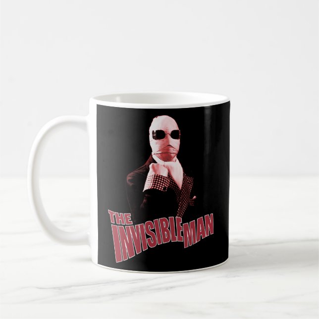 Universal Monsters The Invisible Red Hue Coffee Mug (Left)