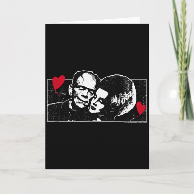 Universal Monsters Valentines Day Frankenstein And Card (Front)
