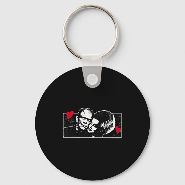 Universal Monsters Valentines Day Frankenstein And Key Ring (Front)