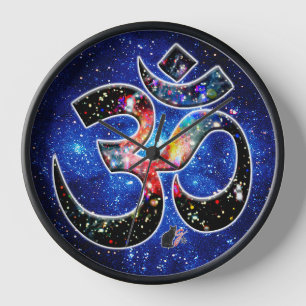 Universal OM Dhyana Clock