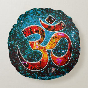 Universal OM Hum Round Cushion