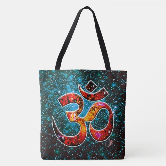 Universal OM Hum Tote Bag (Front)