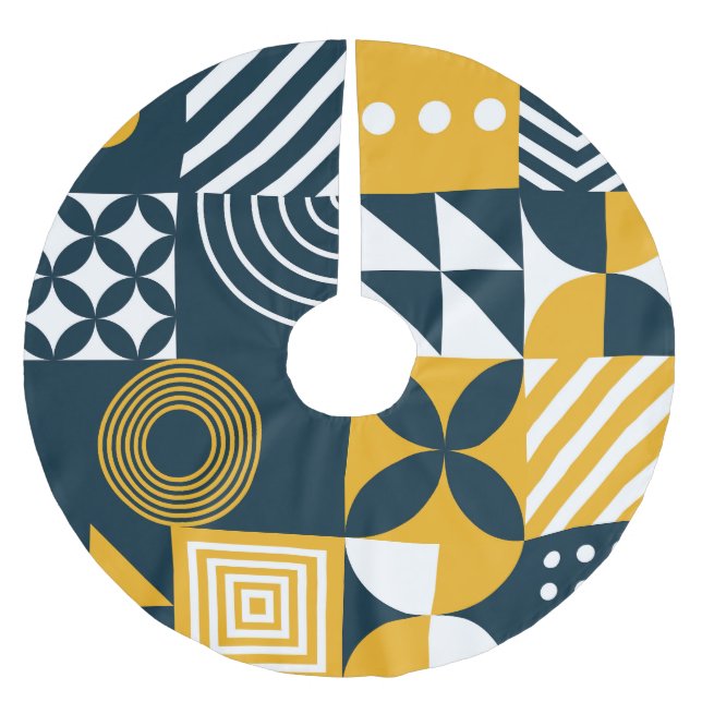 Universal Pattern: Wallpaper, Textile, Web. Brushed Polyester Tree Skirt (Front)