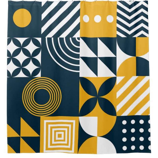 Universal Pattern: Wallpaper, Textile, Web. Shower Curtain (Front)