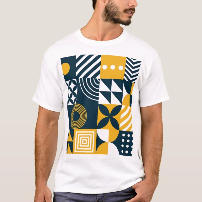 Universal Pattern: Wallpaper, Textile, Web. T-Shirt (Front)