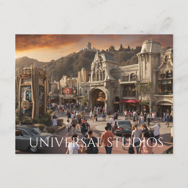 Universal Studios Hollywood (2) Postcard (Front)
