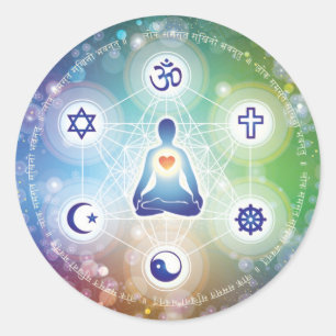 Universal Union - May All be Happy Classic Round Sticker